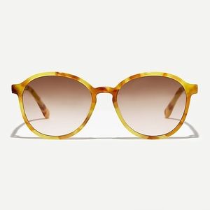 J. Crew Retro Ombré Round Sunglasses Bronzed Ochre
